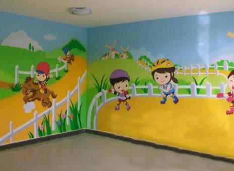 宾川幼儿园墙体彩绘制作流程及注意事项